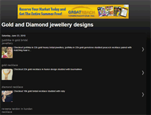 Tablet Screenshot of indiangoldesigns.com